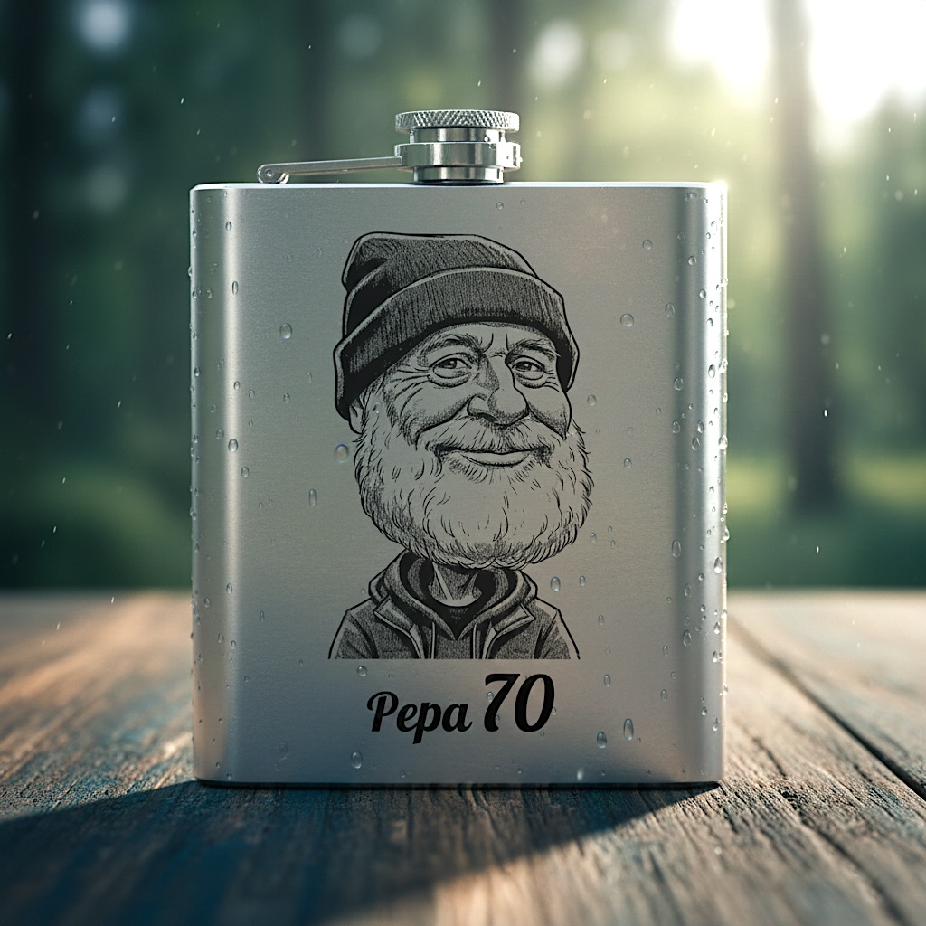 Placatka s karikaturou bez pozadí podle vaší fotky