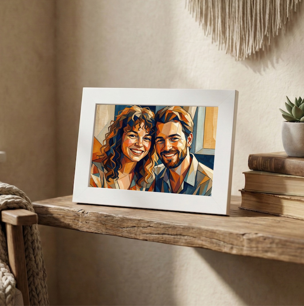 Fotorámeček s ilustrací podle vaší fotky