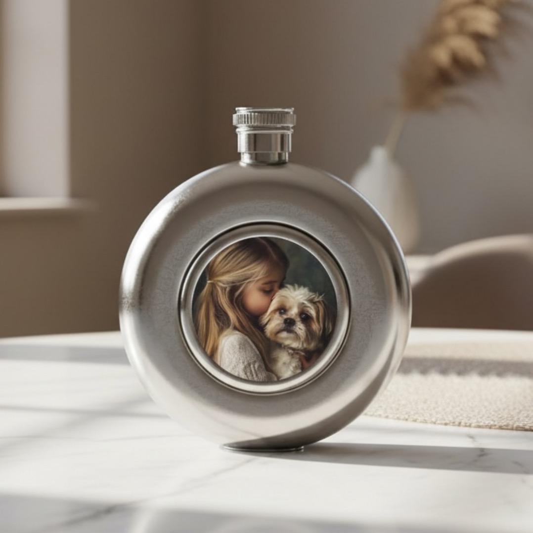 Elegantní placatka s vlastní fotkou