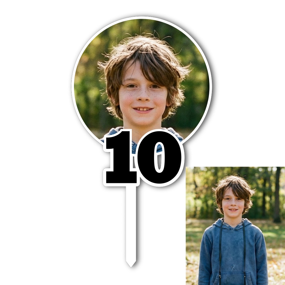 Zápich do dortu s vlastní fotkou