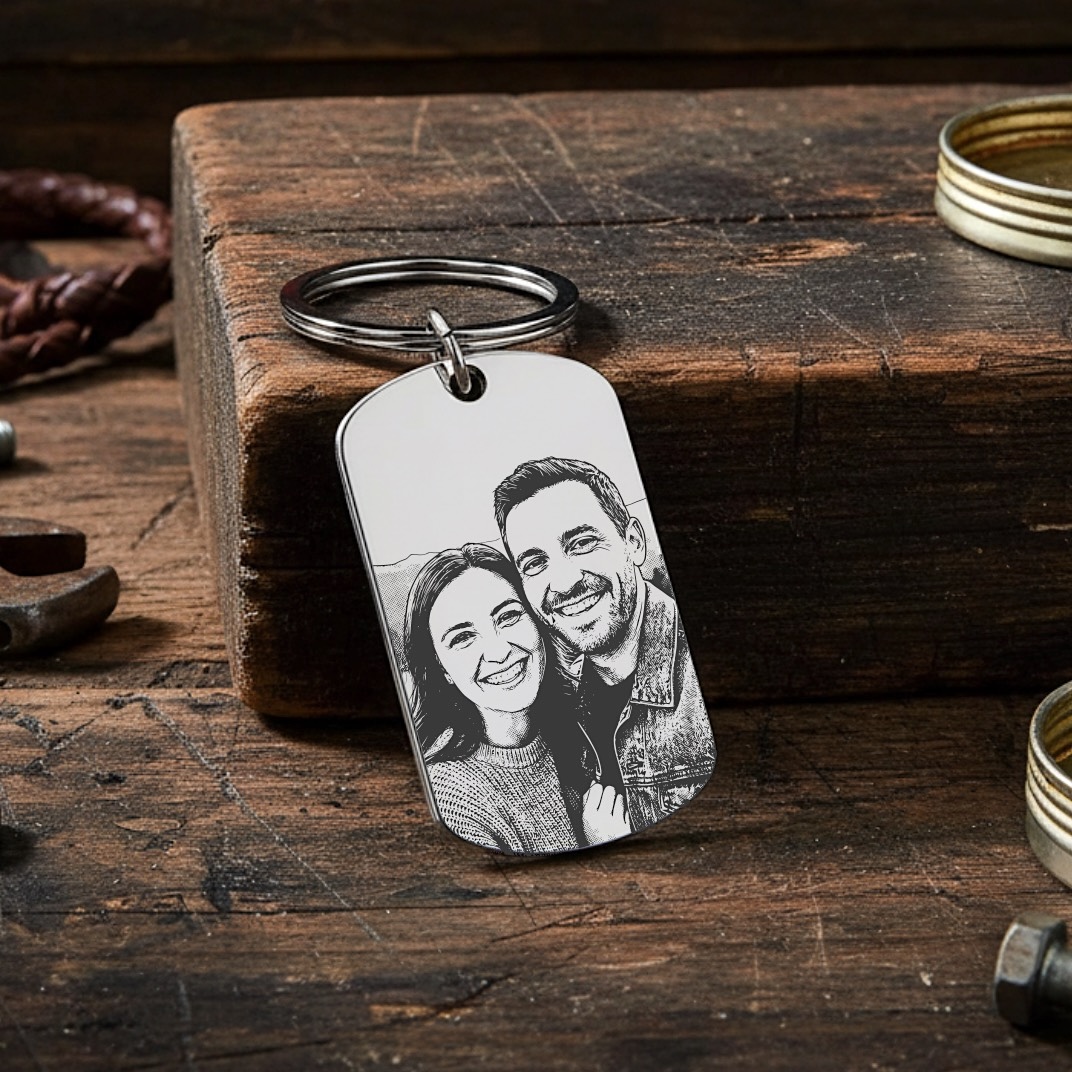 Nerezový přívěsek s vlastní fotkou