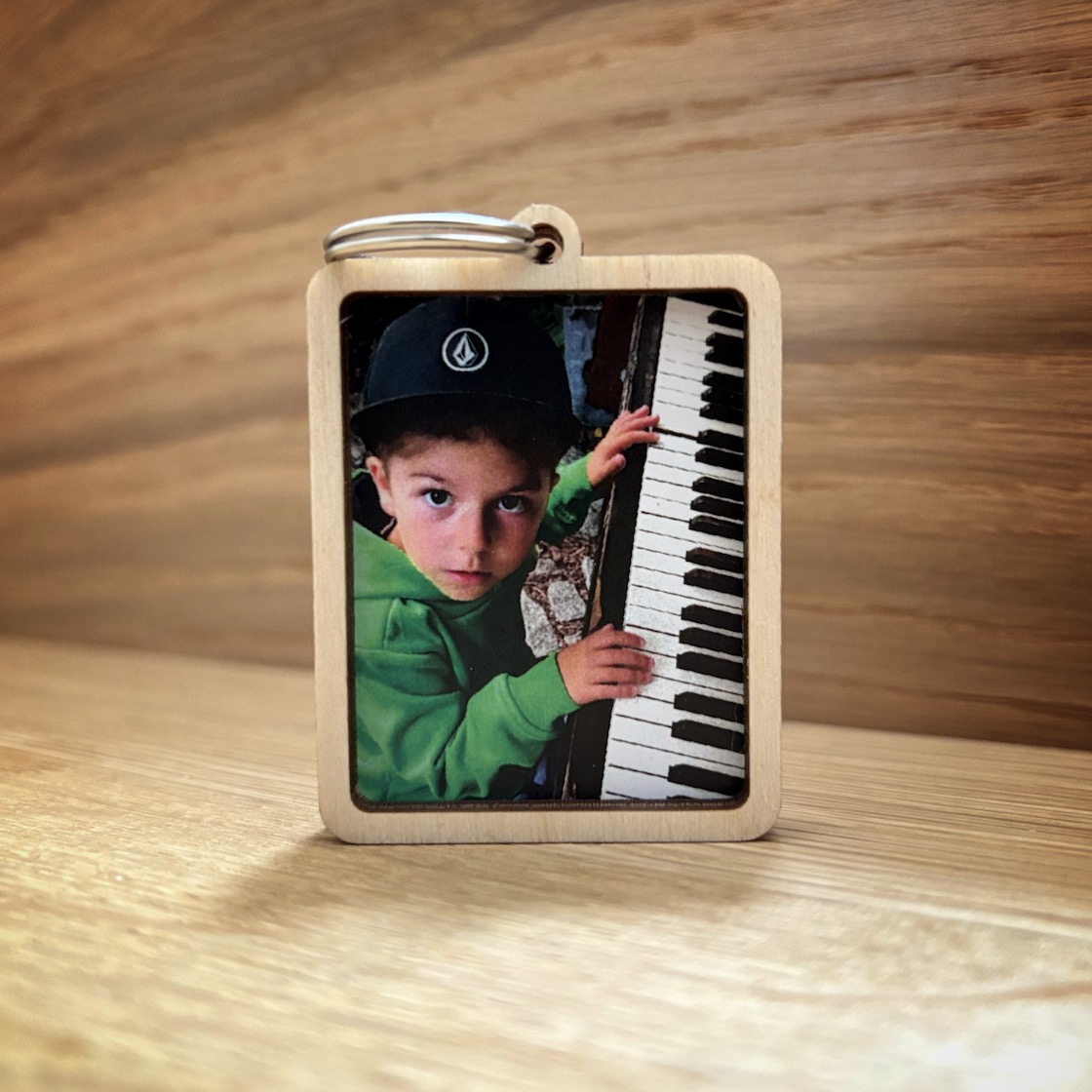 Dřevěný přívěsek s vlastní fotkou