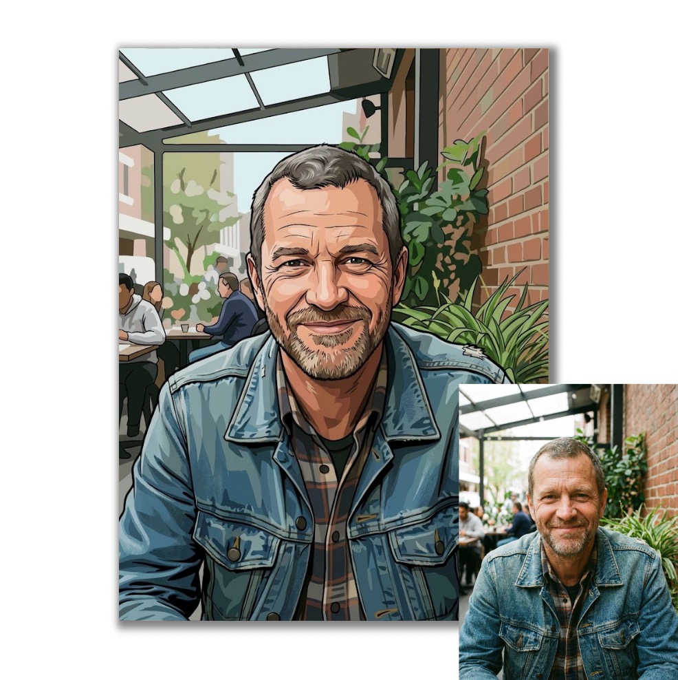 Obraz podle vaší fotky v GTA stylu