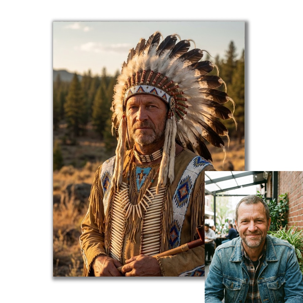 Obraz podle vaší fotky - Náčelník