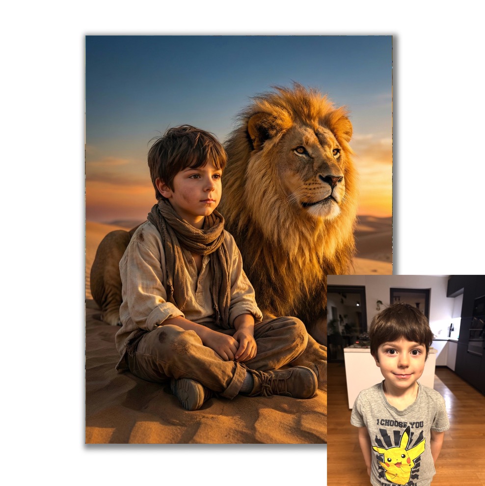 Fotomontáž podle vaší fotky pro vlastní tisk