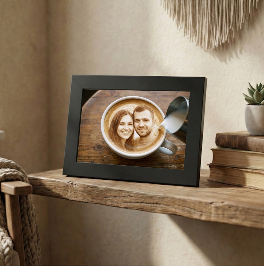 Fotorámeček s fotomontáží podle vaší fotky