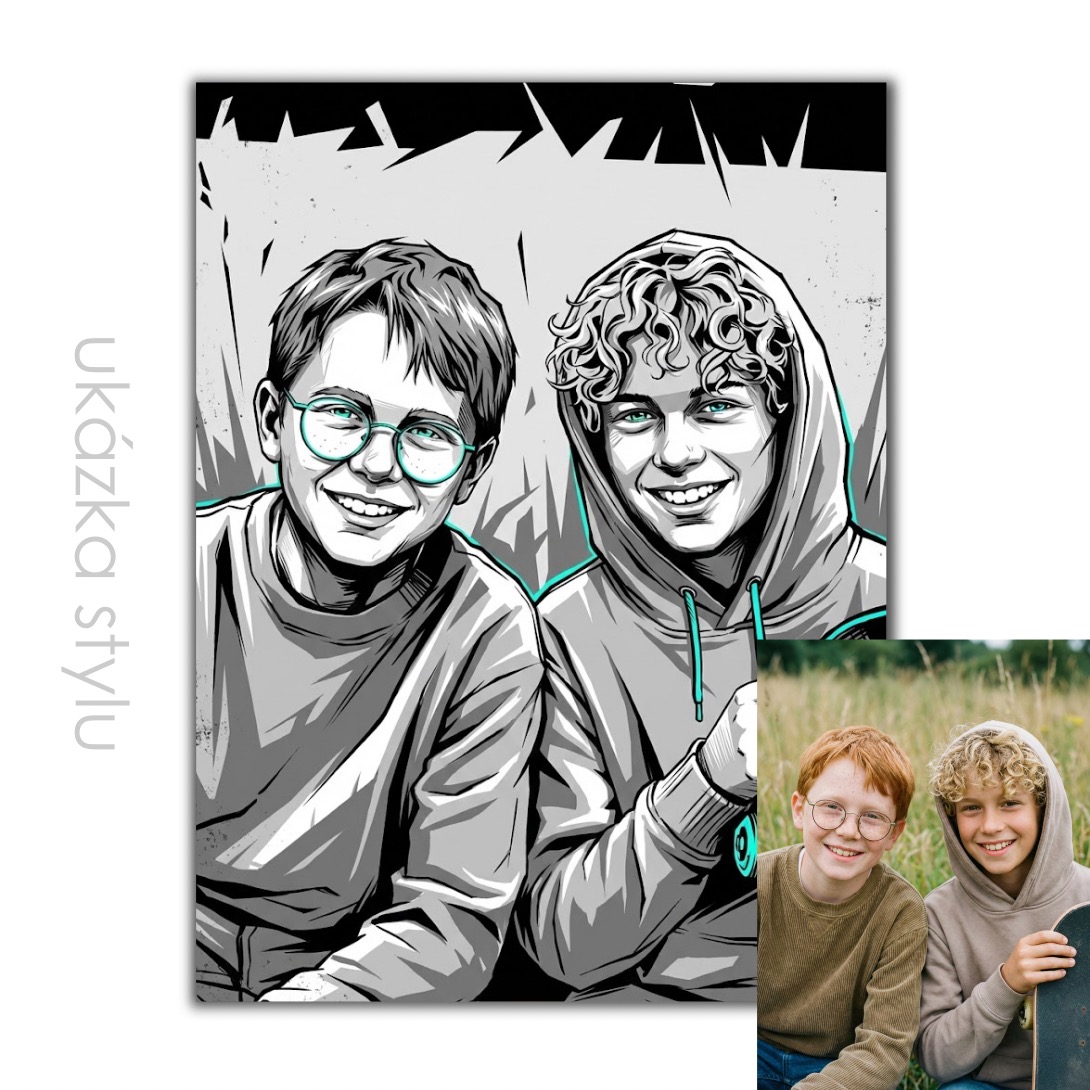 Monochromatický obraz podle vaší fotky