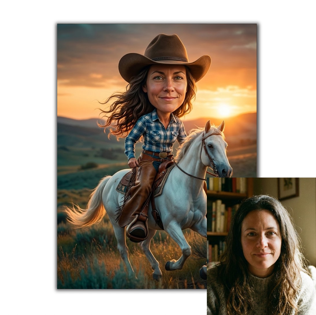 Obraz podle vaší fotky - Kovboj