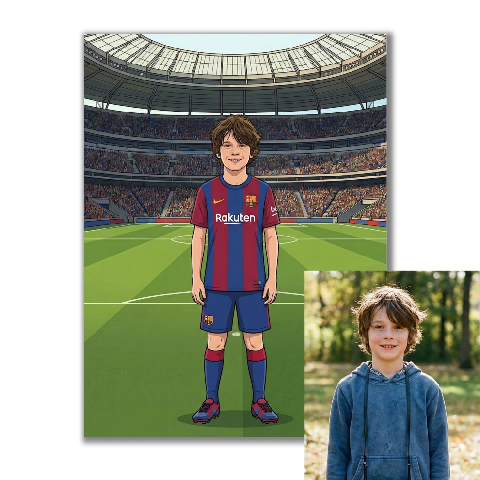 Ilustrace podle vaší fotky pro vlastní tisk