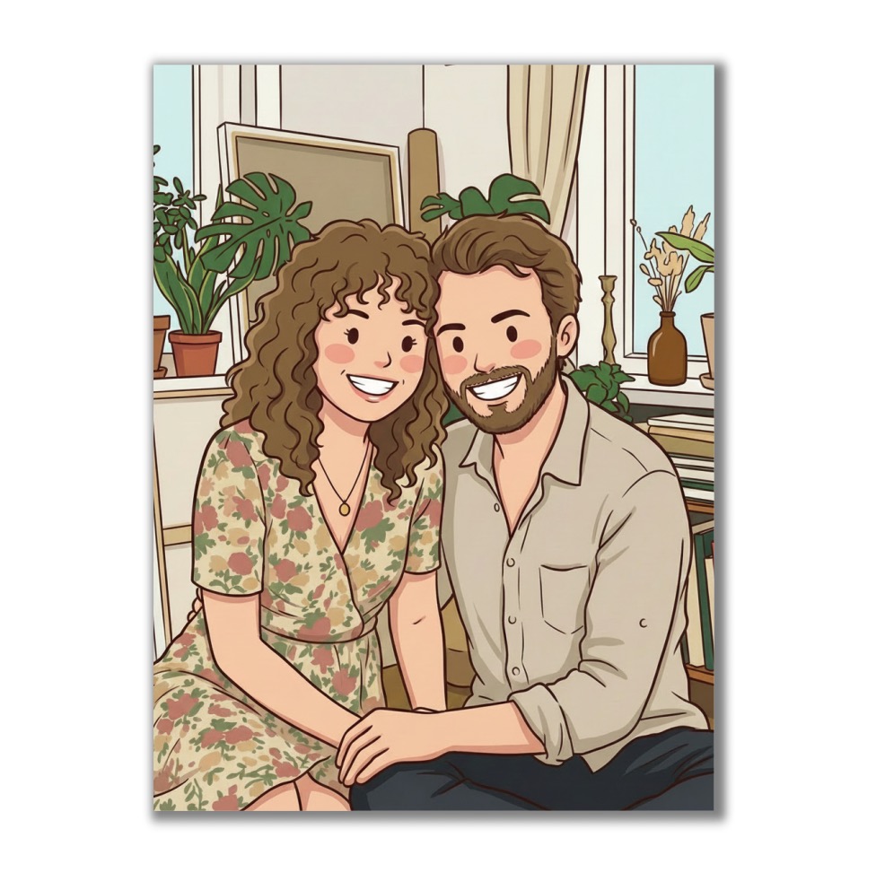 Ilustrace podle vaší fotky pro vlastní tisk