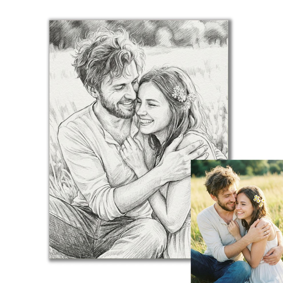 Obraz podle vaší fotky v Pencil stylu