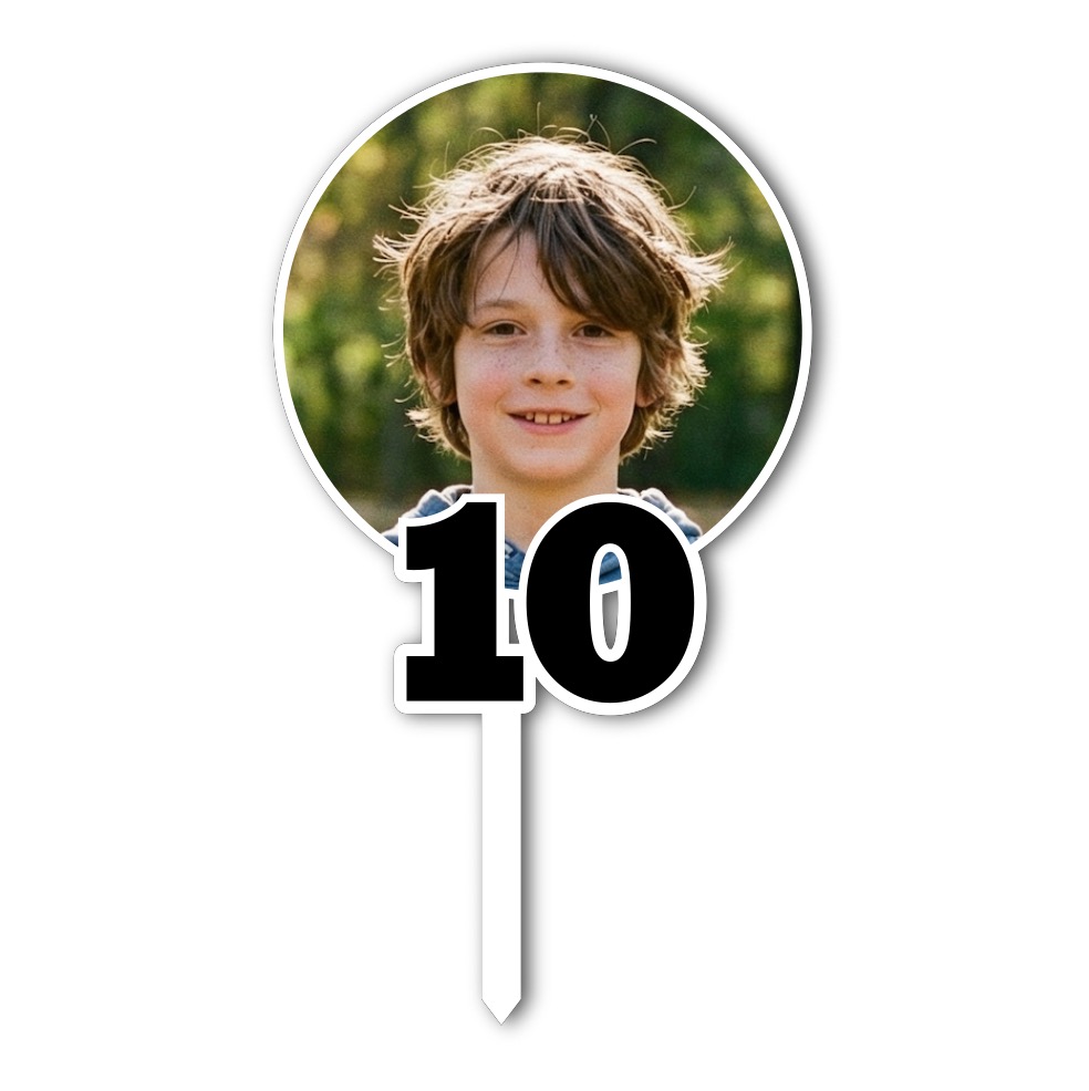 Zápich do dortu s vlastní fotkou