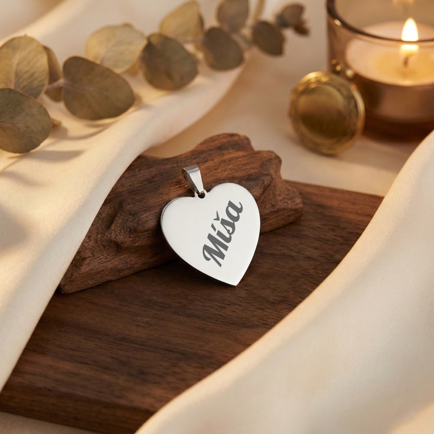 Přívěsek nebo náhrdelník se jménem