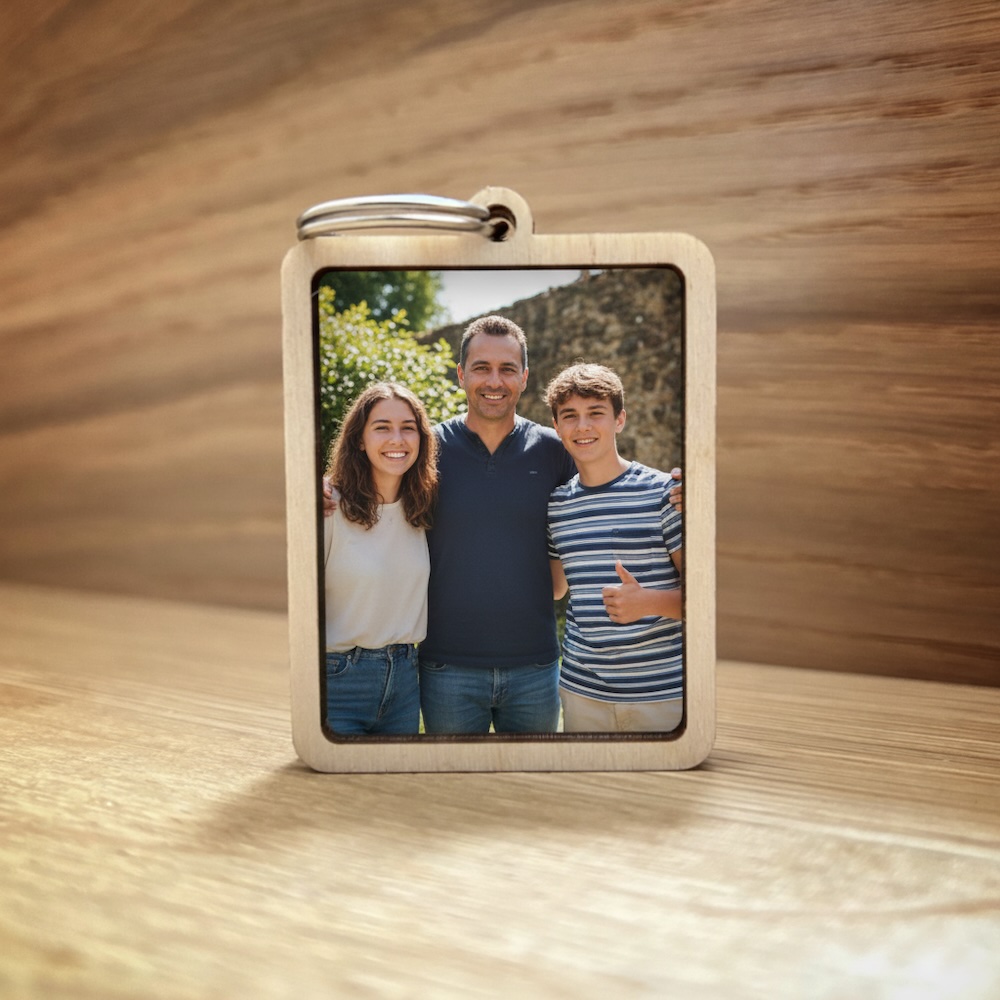 Dřevěný přívěsek s vlastní fotkou