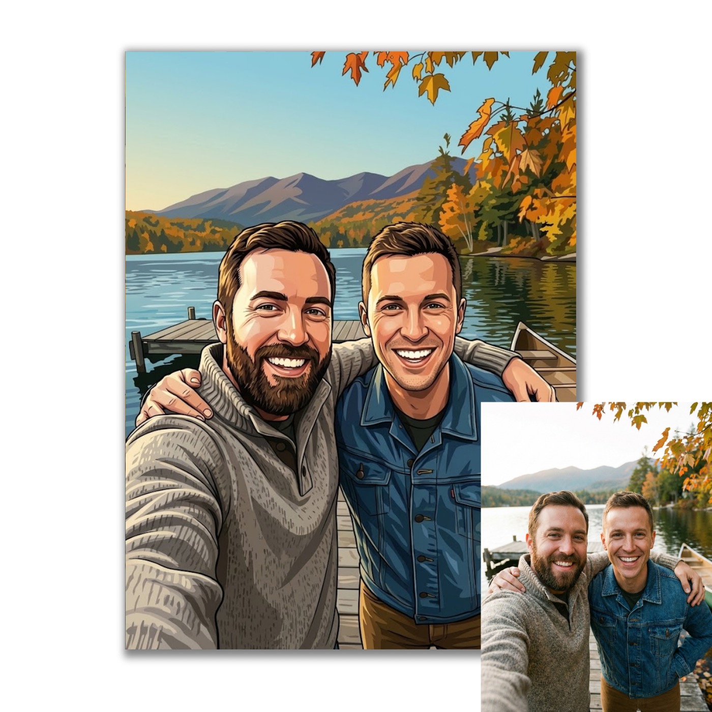 Obraz podle vaší fotky v GTA stylu