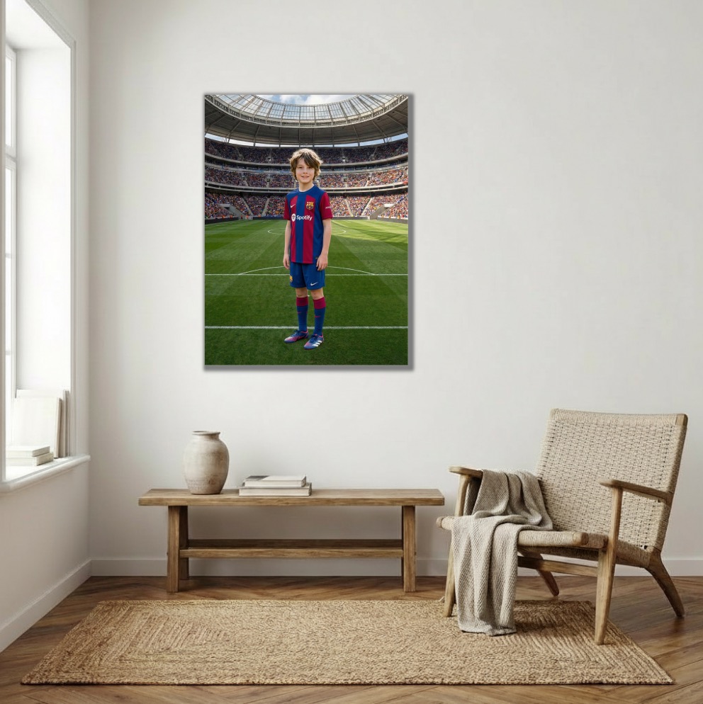 Obraz podle vaší fotky - Fotbalista slavného klubu