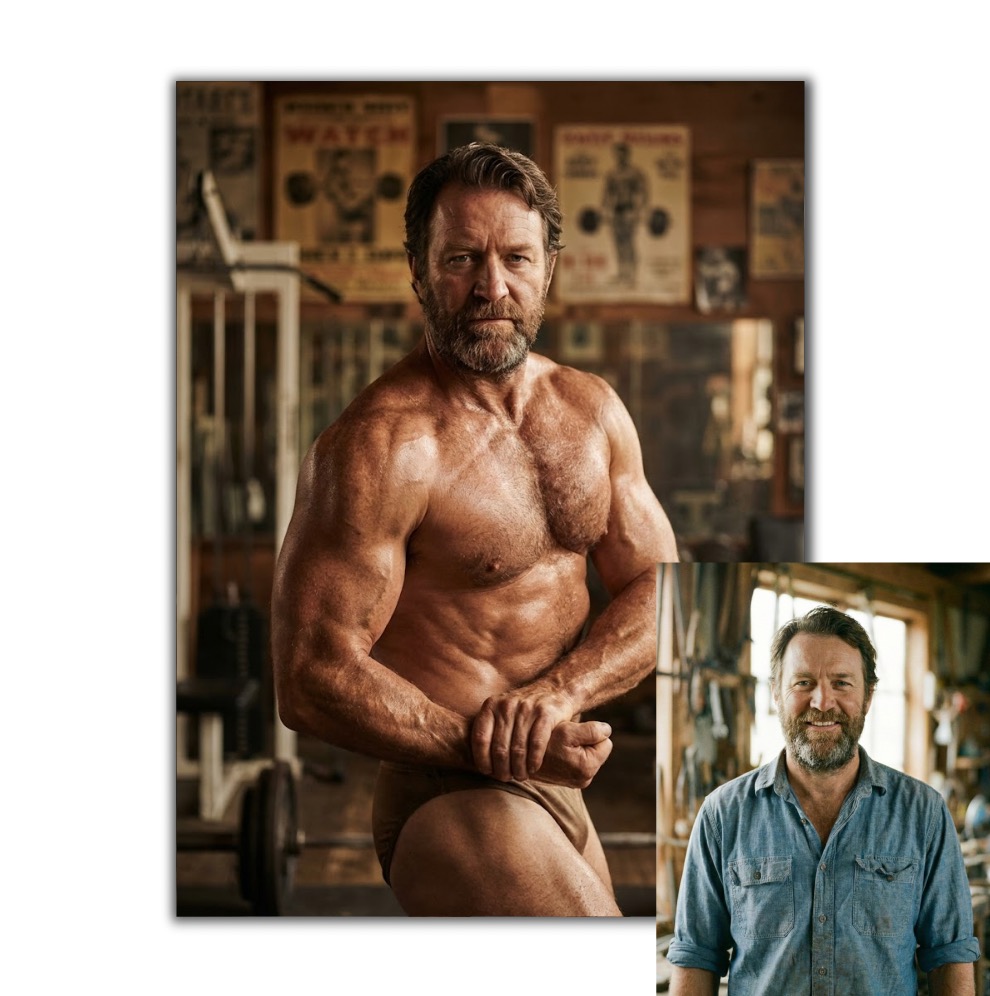 Obraz podle vaší fotky - Slavný kulturista