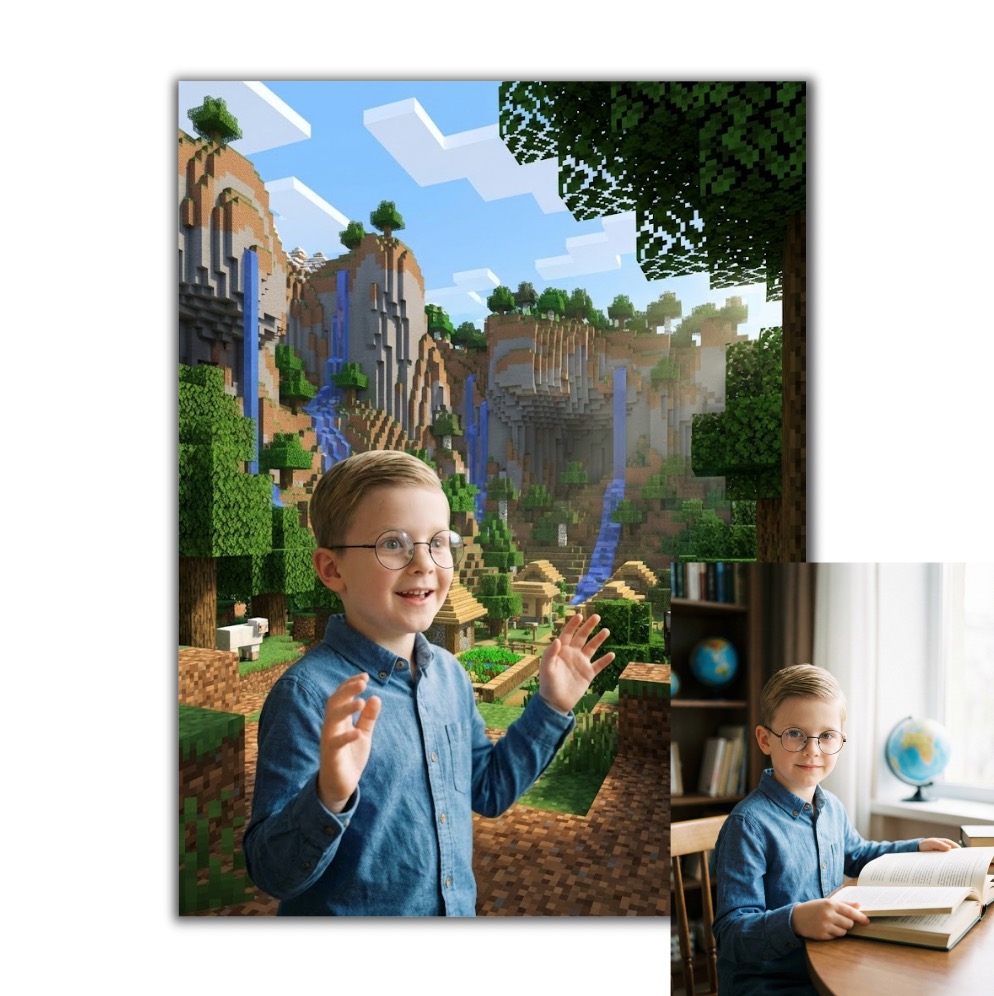 Fotomontáž podle vaší fotky pro vlastní tisk