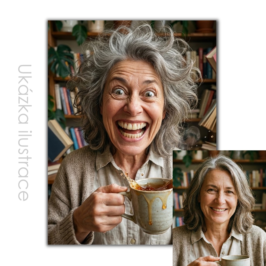 Foto-karikatura podle vaší fotky pro vlastní tisk