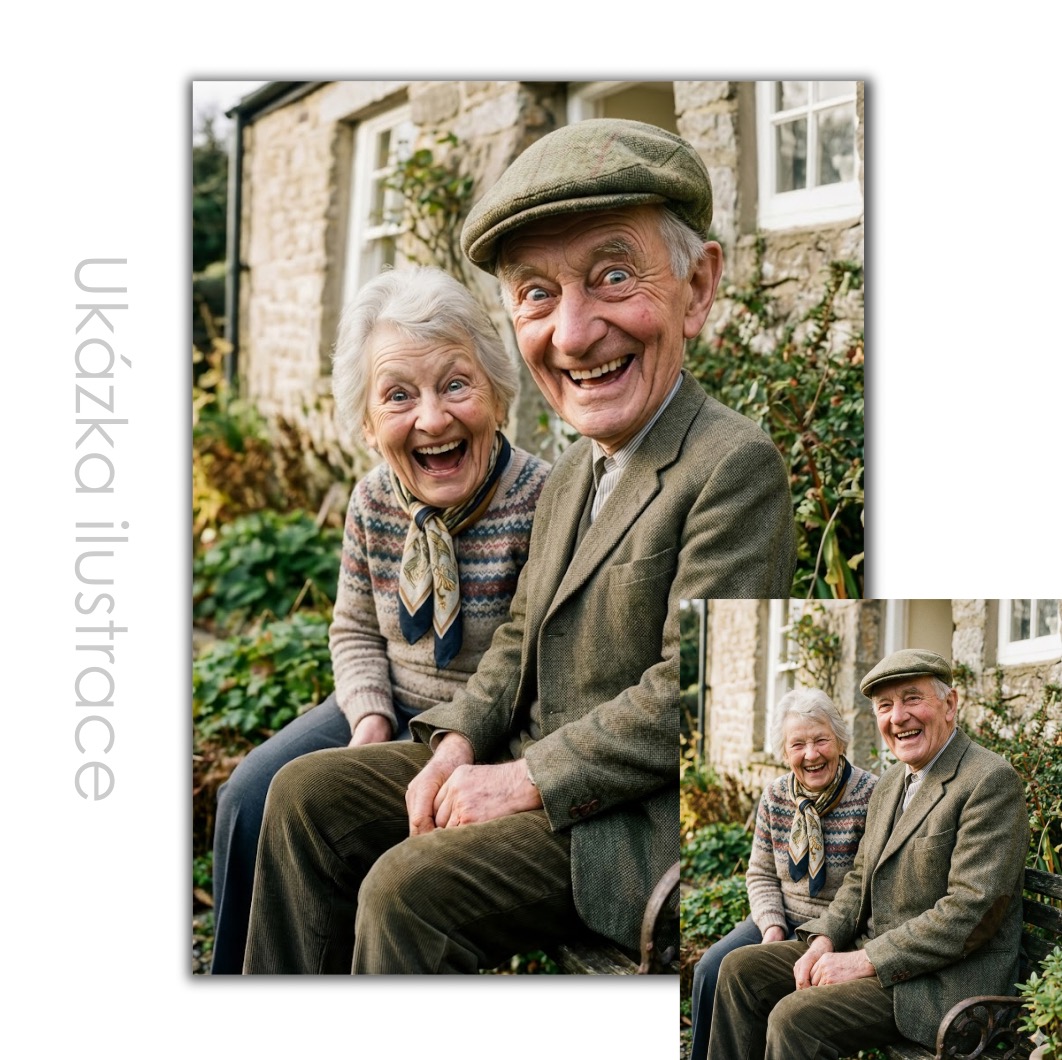 Obraz podle vaší fotky - vtipná foto-karikatura