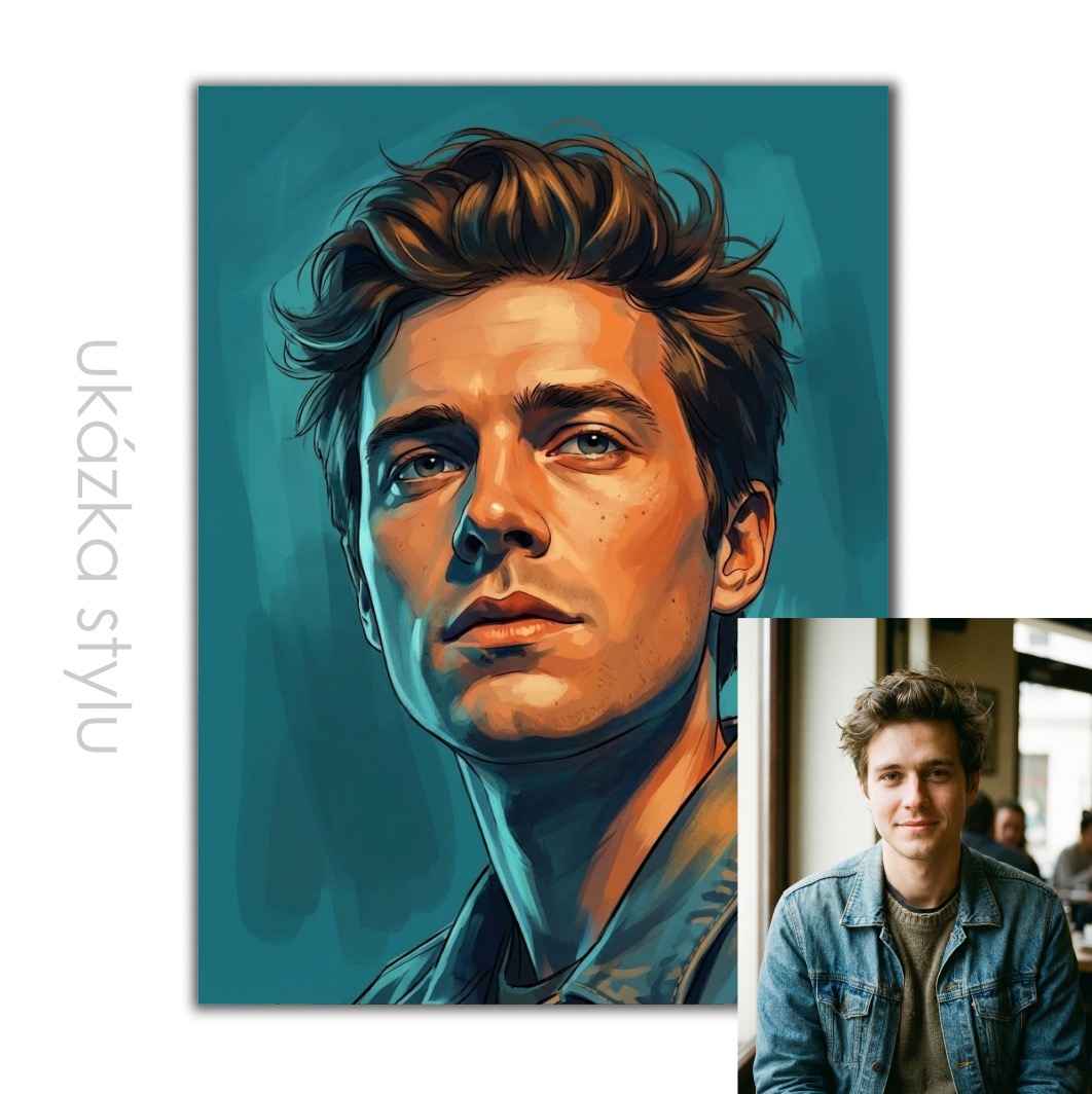 Obraz podle vaší fotky - Umělecký portrét