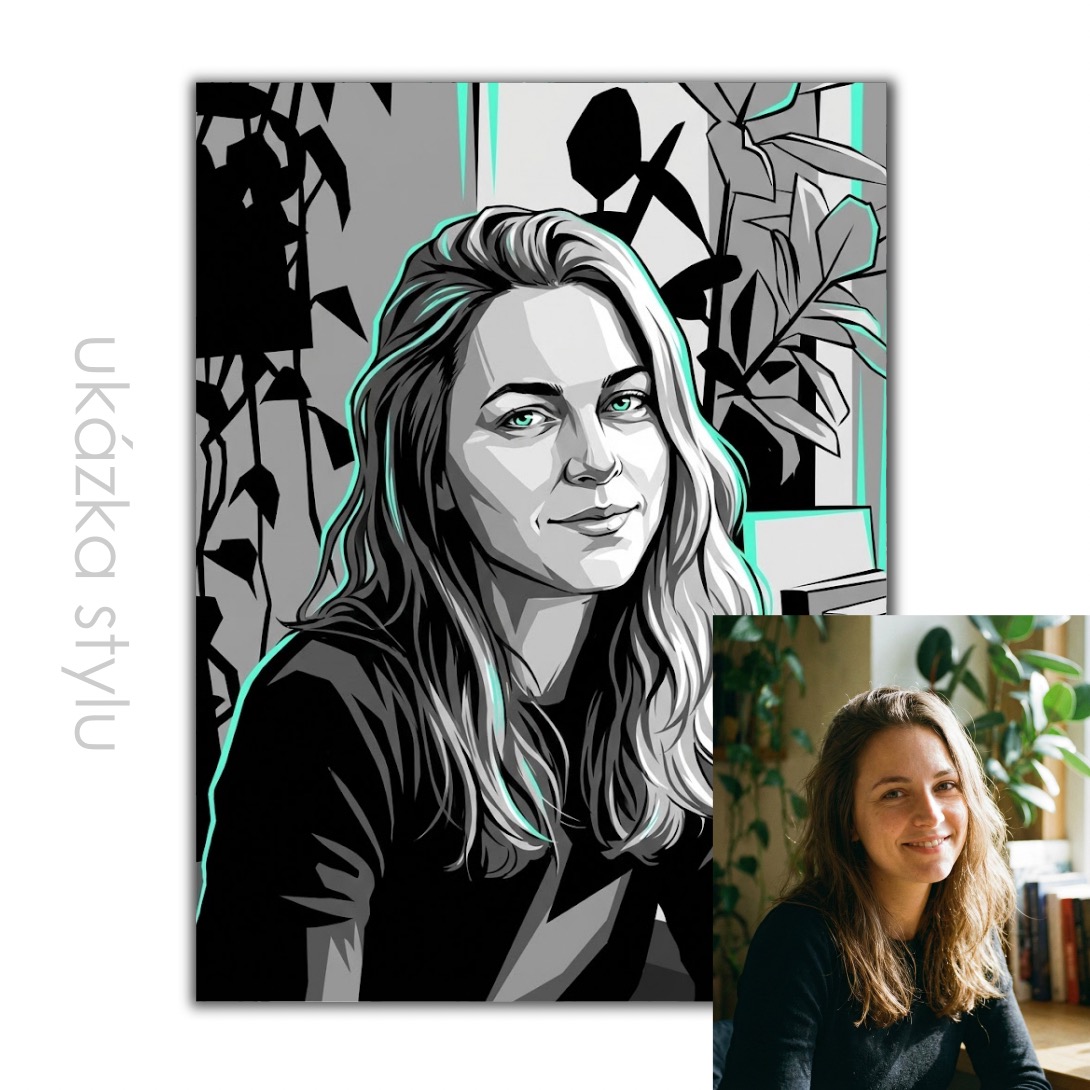 Monochromatický obraz podle vaší fotky