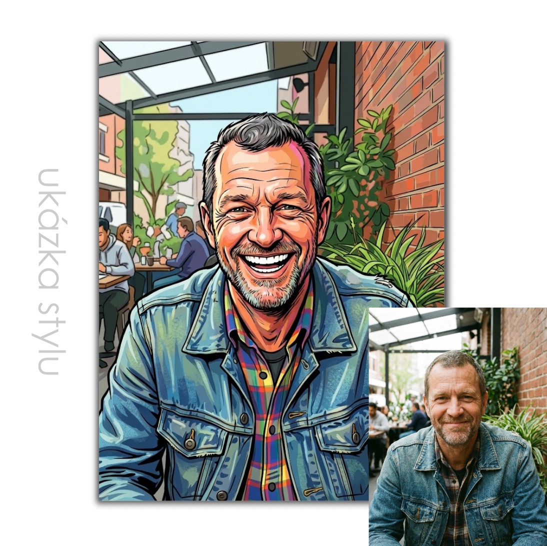 Vysmátá karikatura podle vaší fotky