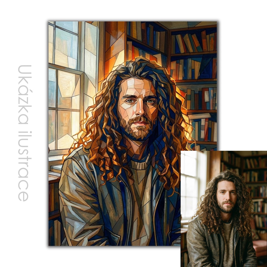 Fotorámeček s ilustrací podle vaší fotky