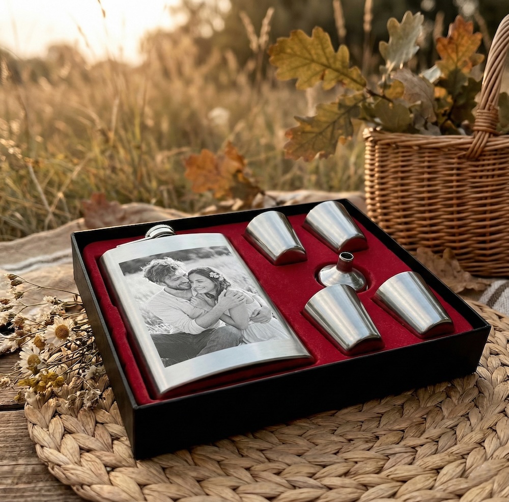 Placatka v dárkové sadě s vlastní fotkou