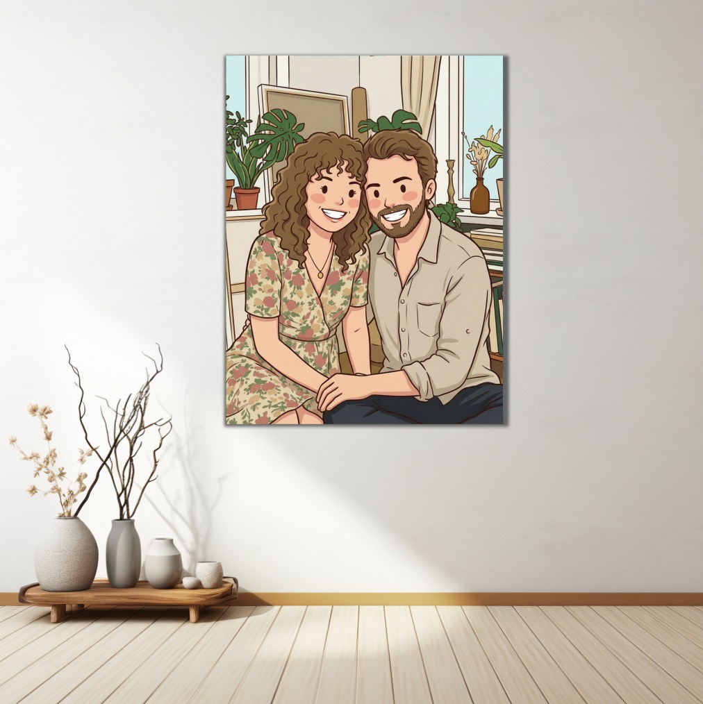 Ilustrace podle vaší fotky pro vlastní tisk