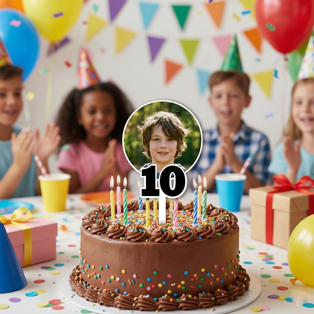 Zápich do dortu s vlastní fotkou