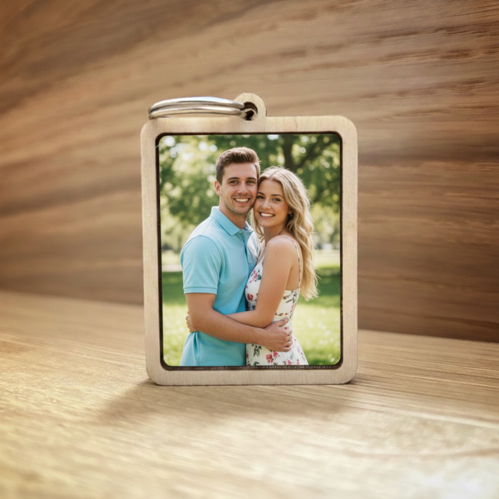 Dřevěný přívěsek s vlastní fotkou