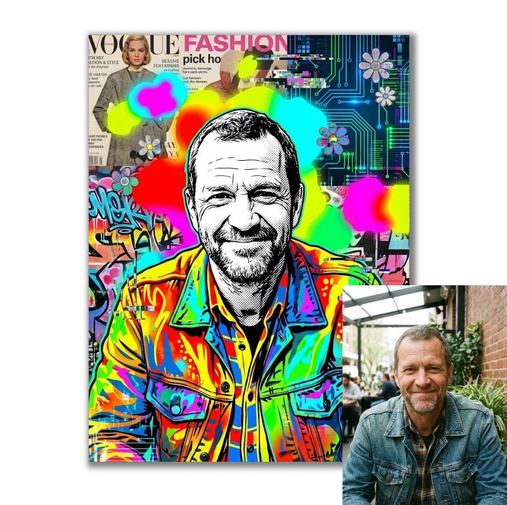 Obraz podle vaší fotky v Pop Art stylu