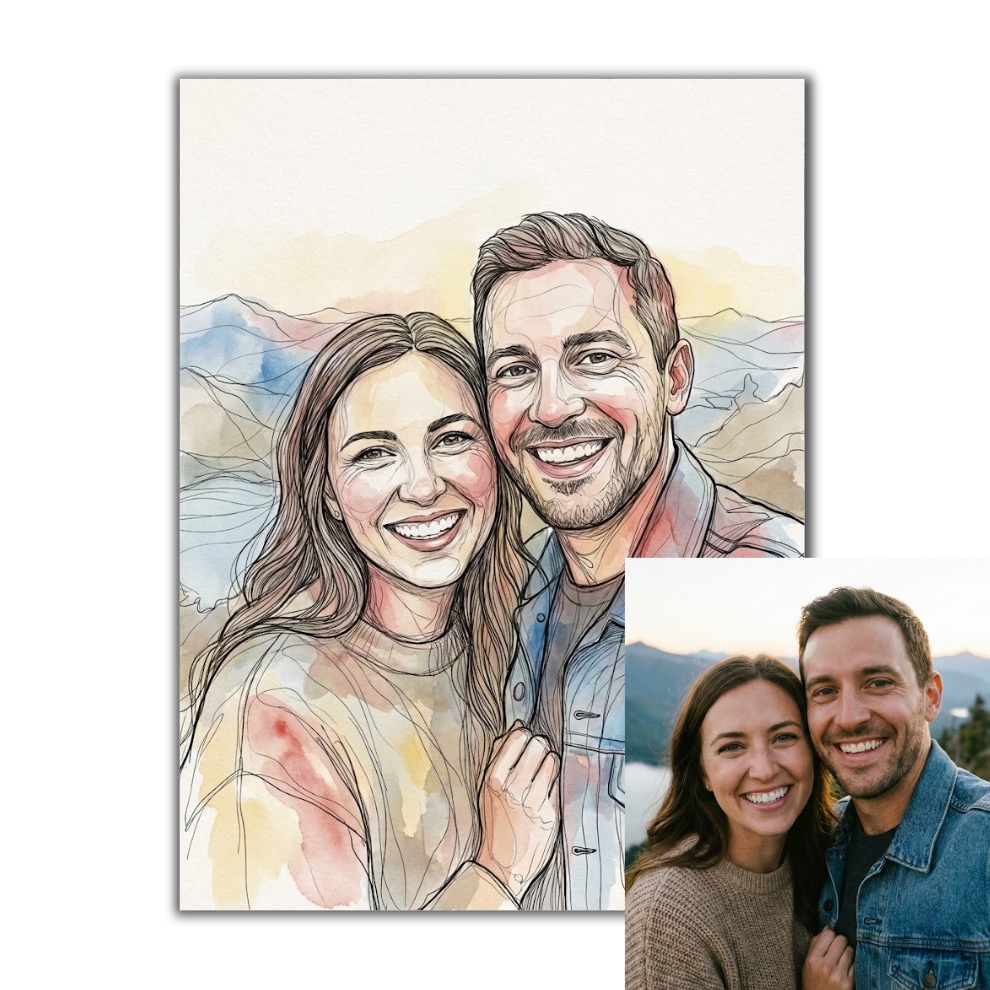 Kreslený obraz podle vaší fotky