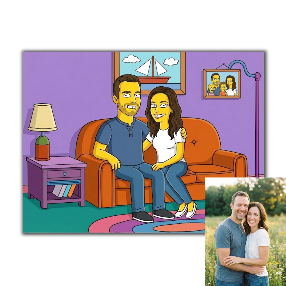 Fotorámeček s ilustrací podle vaší fotky