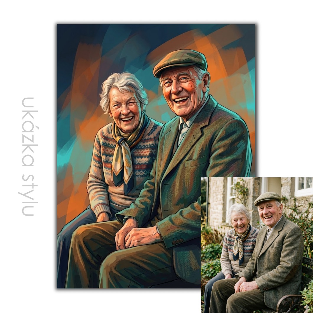 Obraz podle vaší fotky - Umělecký portrét