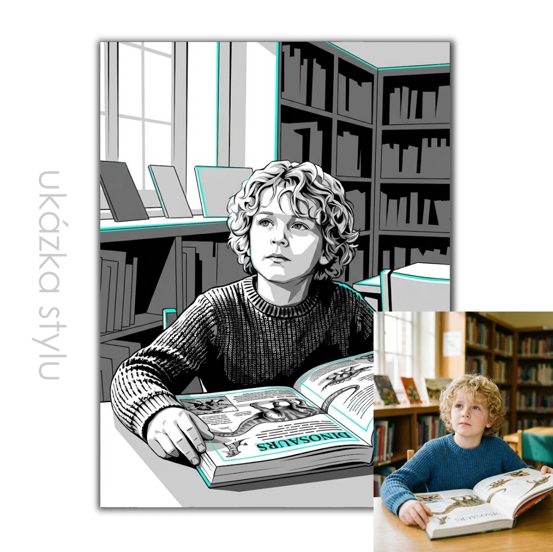 Monochromatický obraz podle vaší fotky