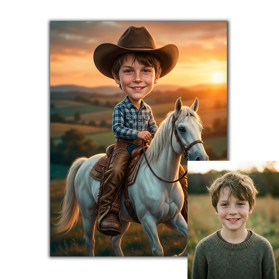 Fotomontáž podle vaší fotky pro vlastní tisk