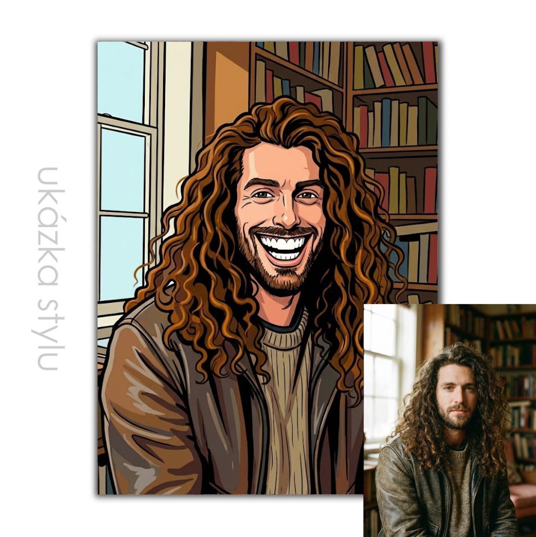 Vysmátá karikatura podle vaší fotky