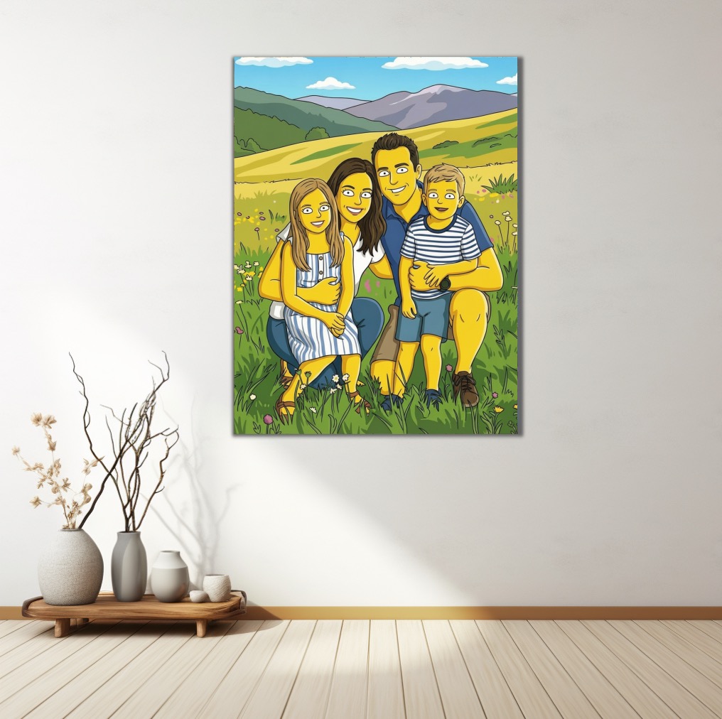 Ilustrace podle vaší fotky pro vlastní tisk