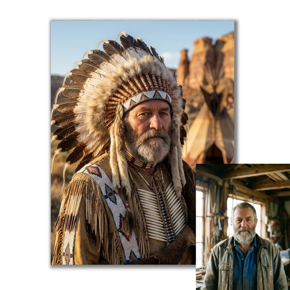 Obraz podle vaší fotky - Náčelník