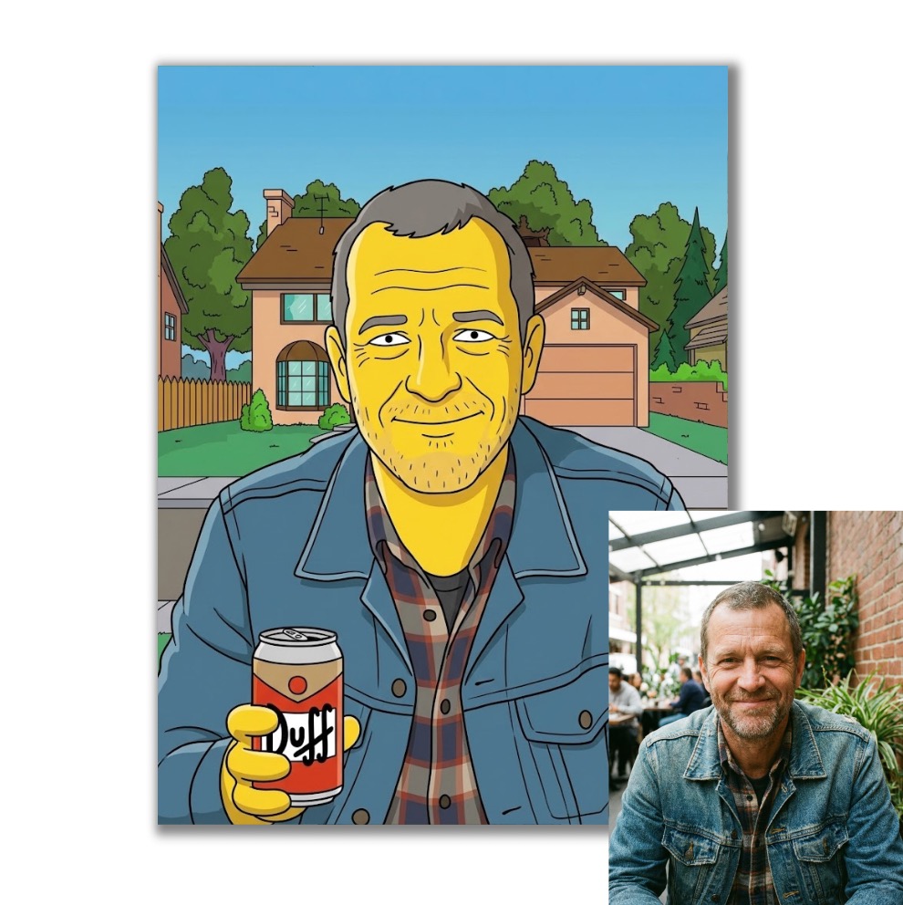 Ilustrace podle vaší fotky pro vlastní tisk