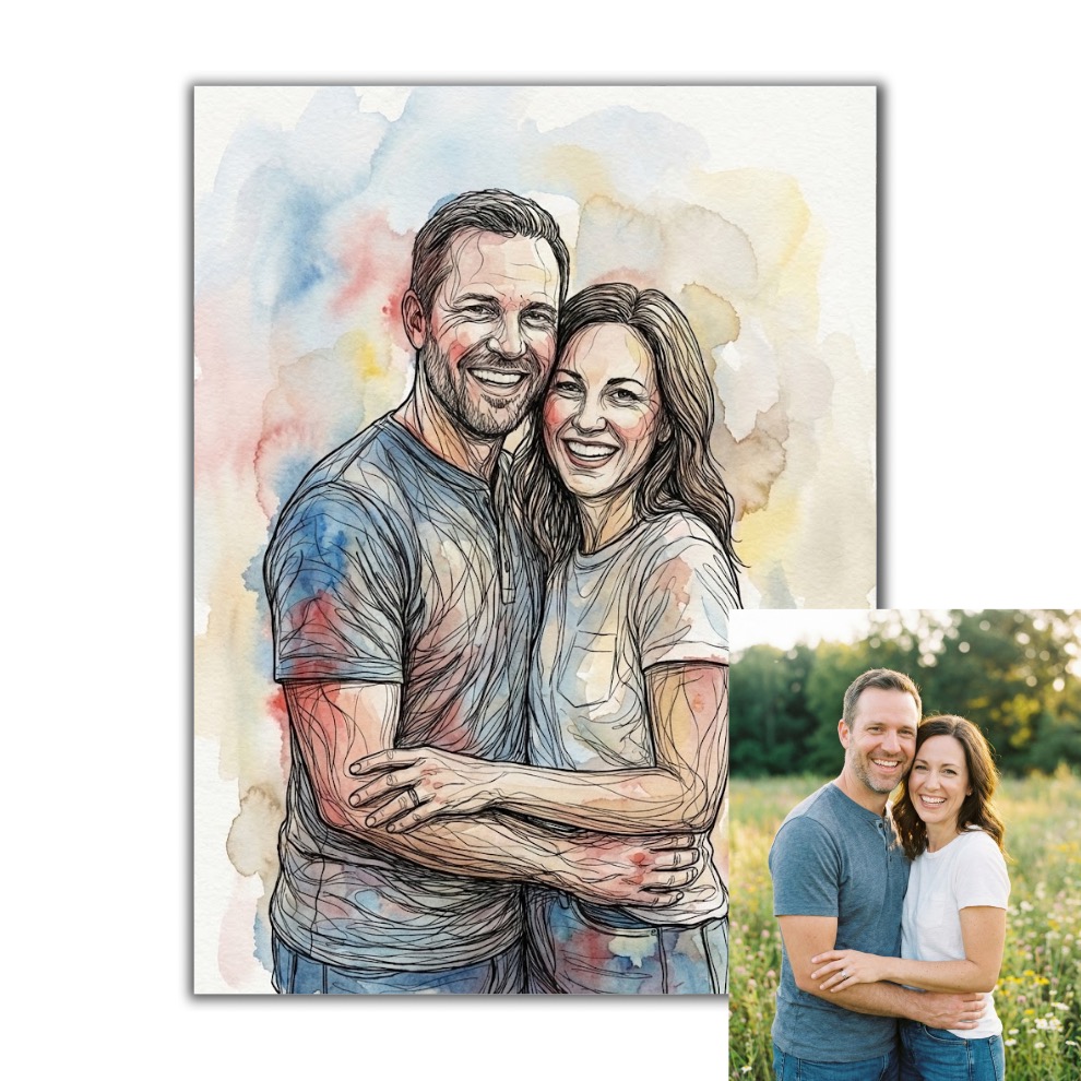 Kreslený obraz podle vaší fotky