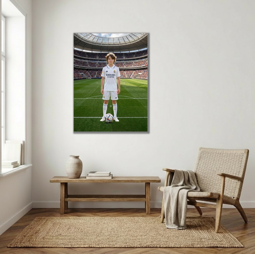 Obraz podle vaší fotky - Fotbalista slavného klubu