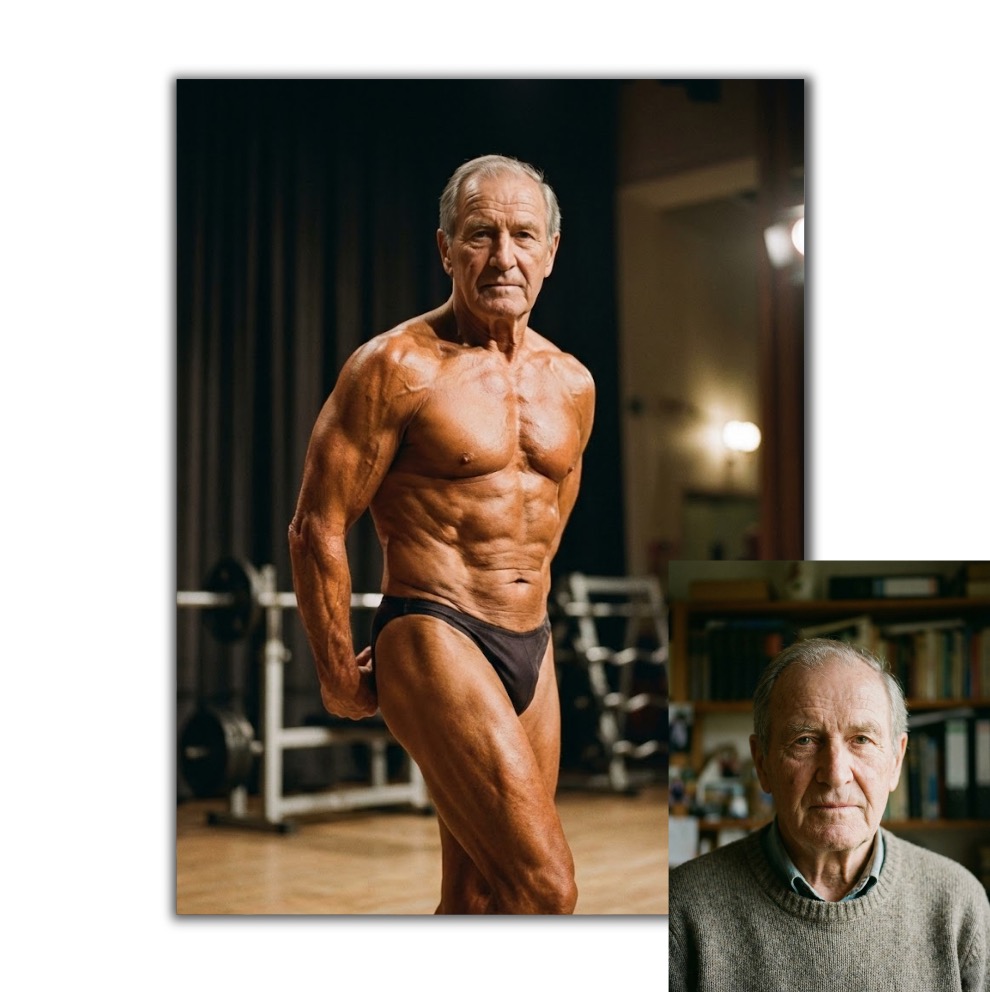 Obraz podle vaší fotky - Slavný kulturista