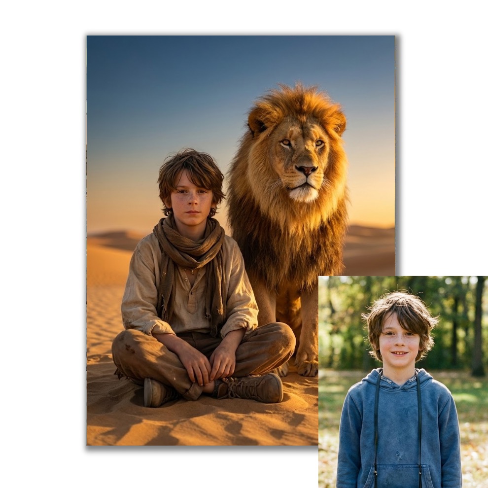 Fotomontáž podle vaší fotky pro vlastní tisk