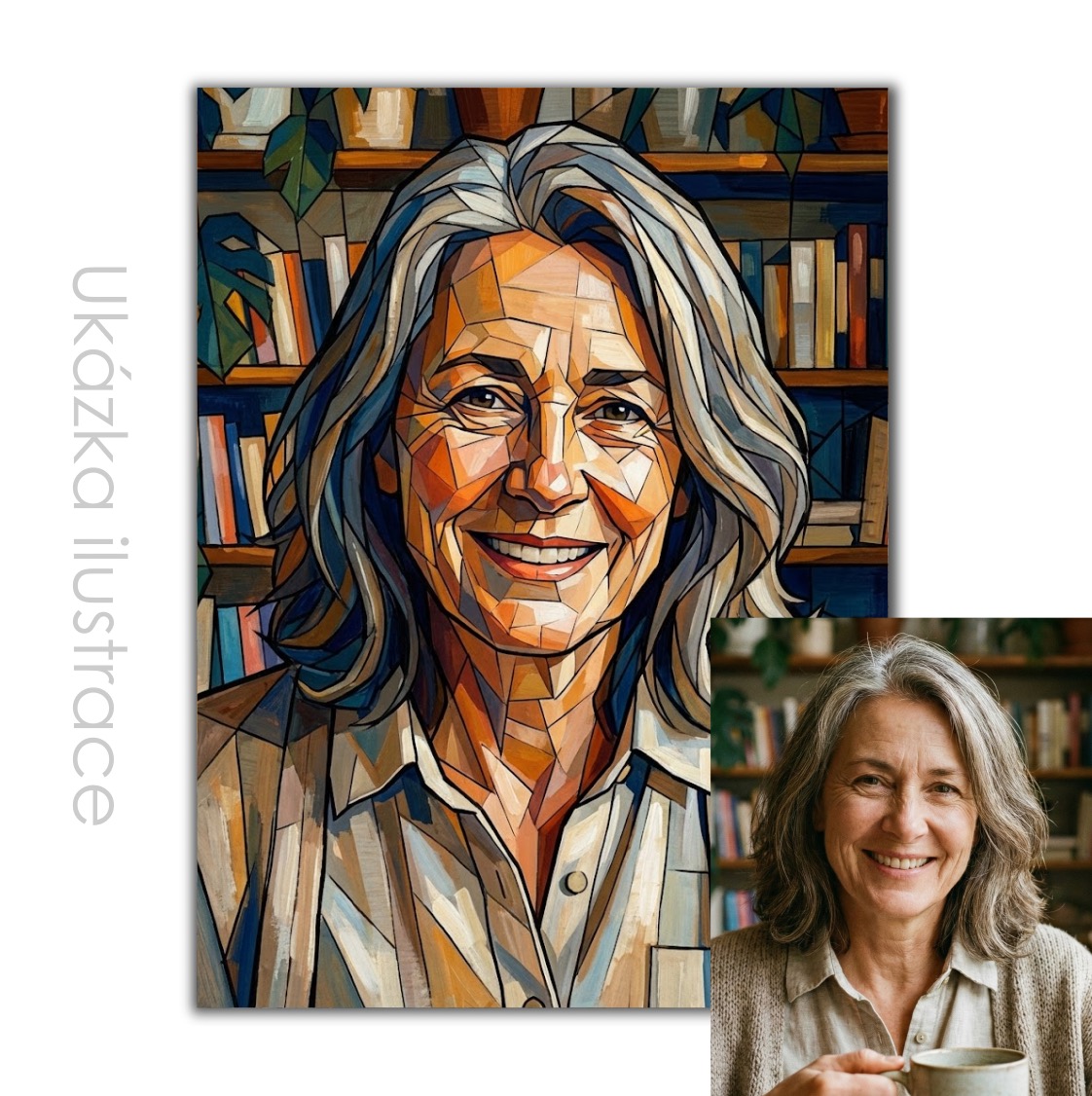 Ilustrace podle vaší fotky pro vlastní tisk