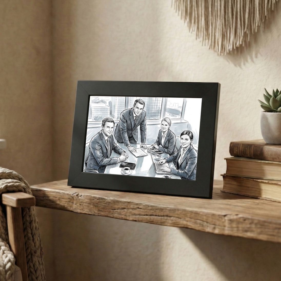 Ilustrace podle vaší fotky pro vlastní tisk