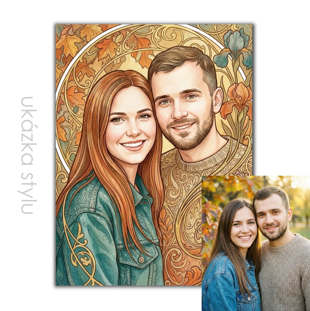 Ilustrace podle vaší fotky pro vlastní tisk