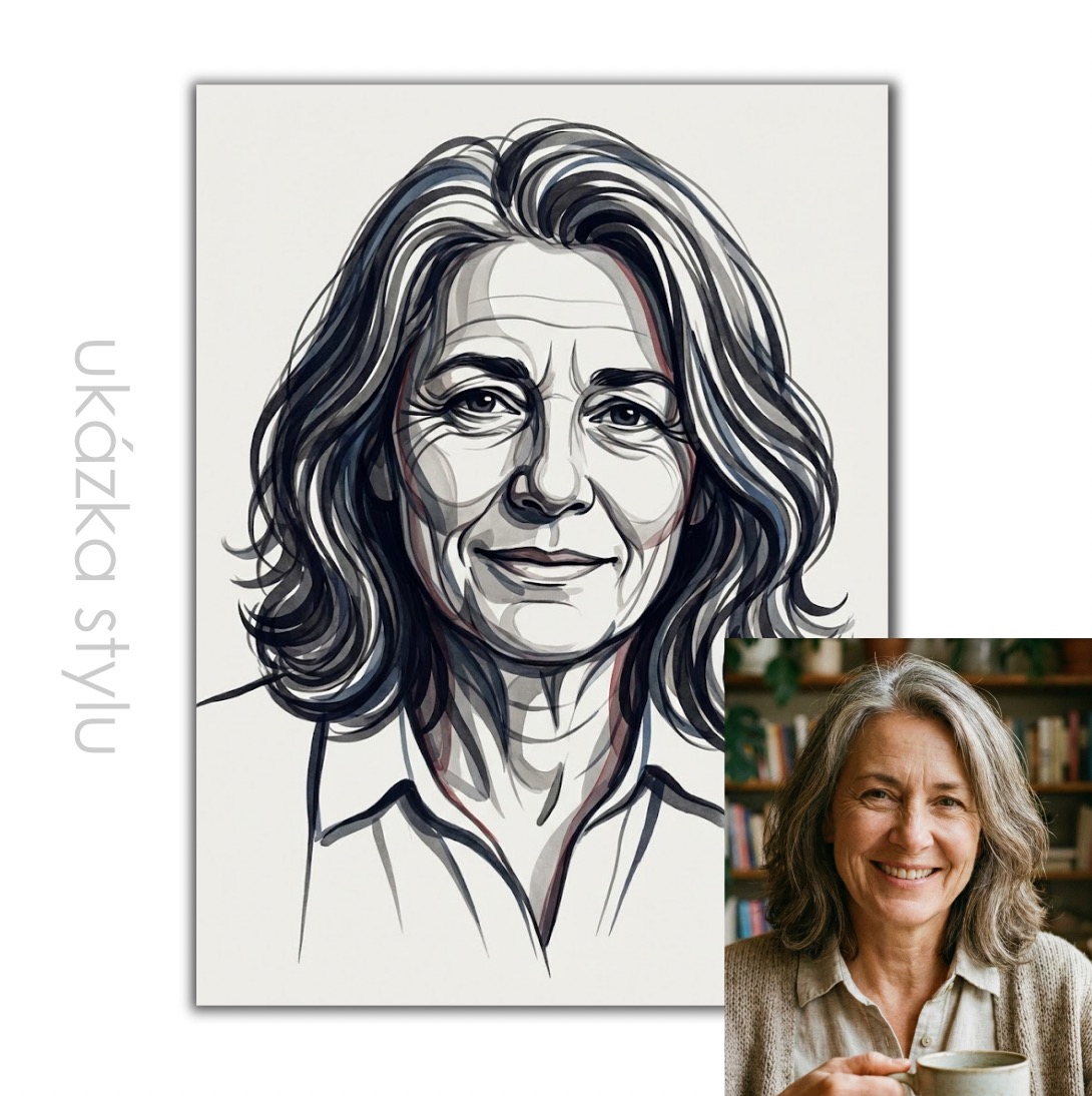 Kreslený obraz podle vaší fotky